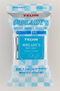写真：爽快 LADY'S™ ボディシート  せっけんの香り
