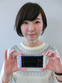 写真：動画（脈拍計測デモ）