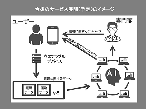 図：今後のサービス展開（予定）のイメージ