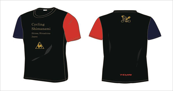 帝人フロンティアの機能性素材を使用したTシャツ