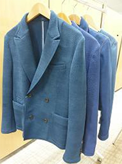 使用了仿牛仔面料的服装